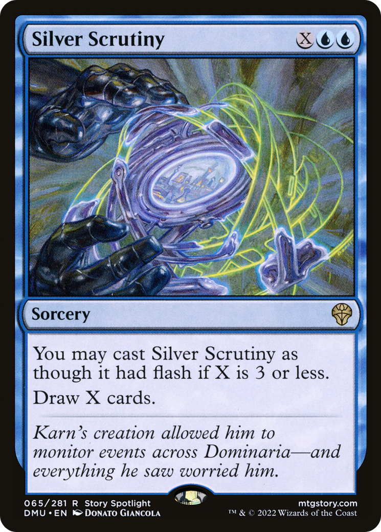 Silver Scrutiny (065) - Dominaria United Foil