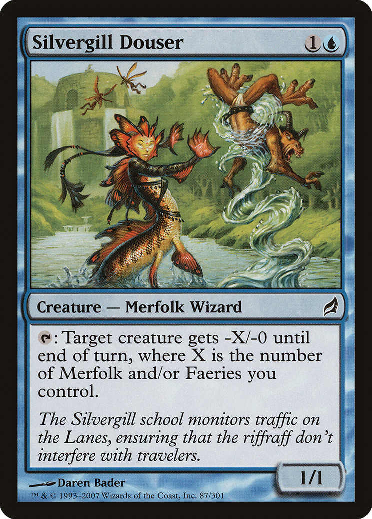 Silvergill Douser (087) - Lorwyn Foil
