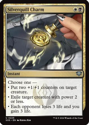 Silverquill Charm (225) Foil - Secrets of Strixhaven