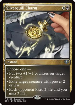 Silverquill Charm (Promo Pack) (365) Foil - Secrets of Strixhaven