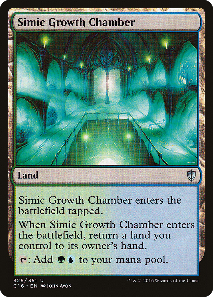 Simic Growth Chamber (326) - Commander 2016