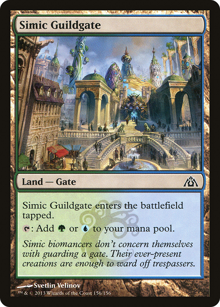 Simic Guildgate (156) Foil - Dragon's Maze