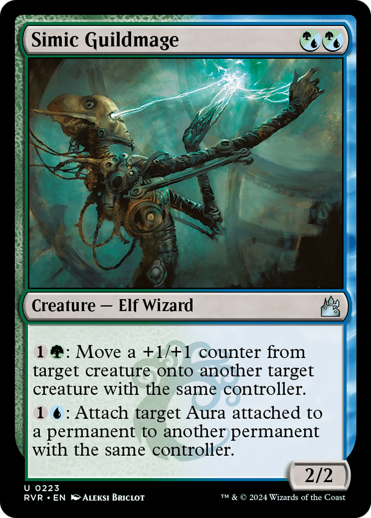 Simic Guildmage (223) Foil - Ravnica Remastered