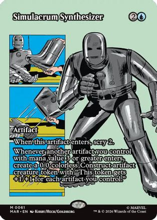Simulacrum Synthesizer (061) Foil - Marvel Universe