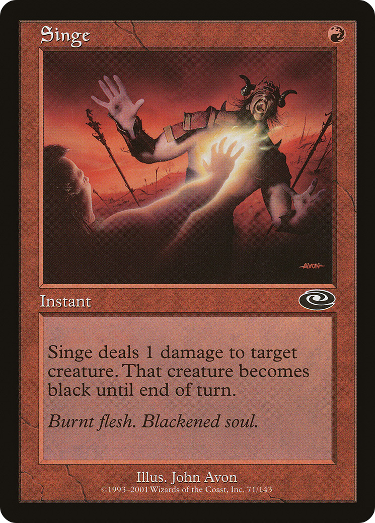 Singe (071) Foil - Planeshift