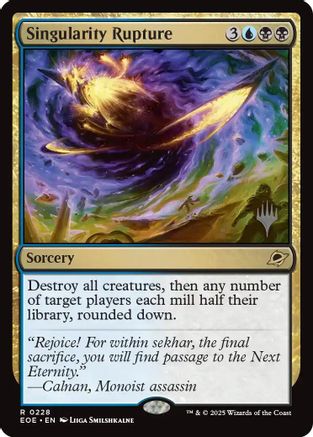 Singularity Rupture (Promo Pack) (228) Foil - Edge of Eternities