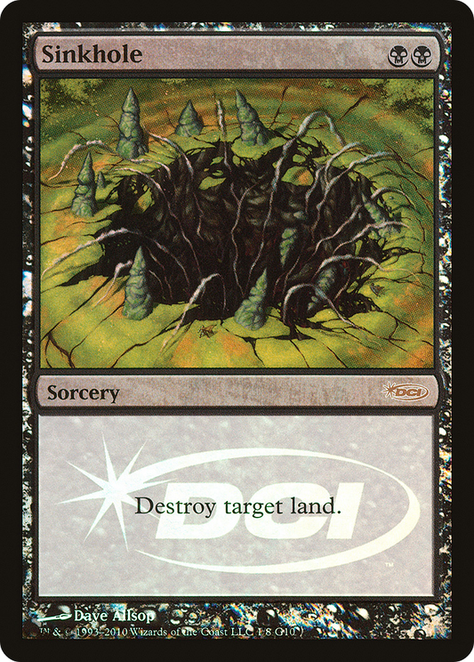 Sinkhole (001) Foil - Judge Gift Cards 2010
