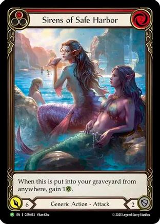Sirens of Safe Harbor (Red) (Extended Art) (GEM063) - GEM Pack