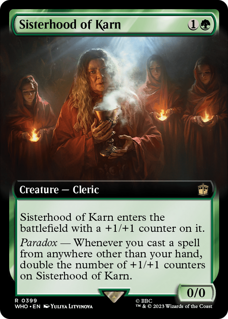 Sisterhood of Karn (Extended Art) (399) Foil - Doctor Who
