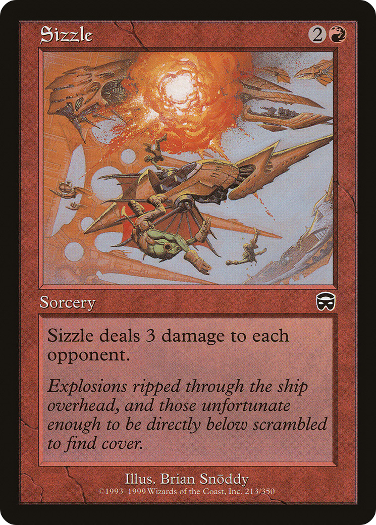 Sizzle (213) Foil - Mercadian Masques