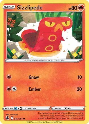Sizzlipede (46) - Fusion Strike