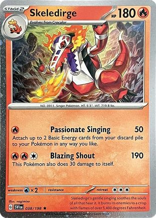 Skeledirge (Cosmos Holo) (38) Holofoil - Miscellaneous Cards & Products