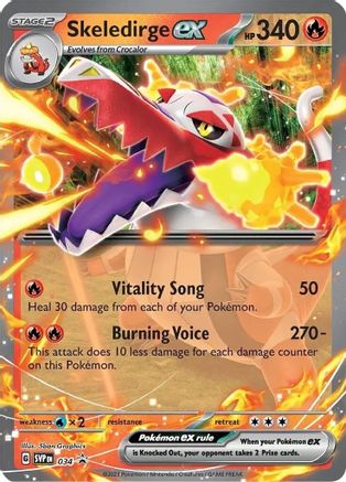 Skeledirge ex (34) Holofoil - Black Star Promos