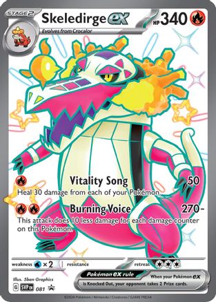 Skeledirge ex (81) Holofoil - Black Star Promos