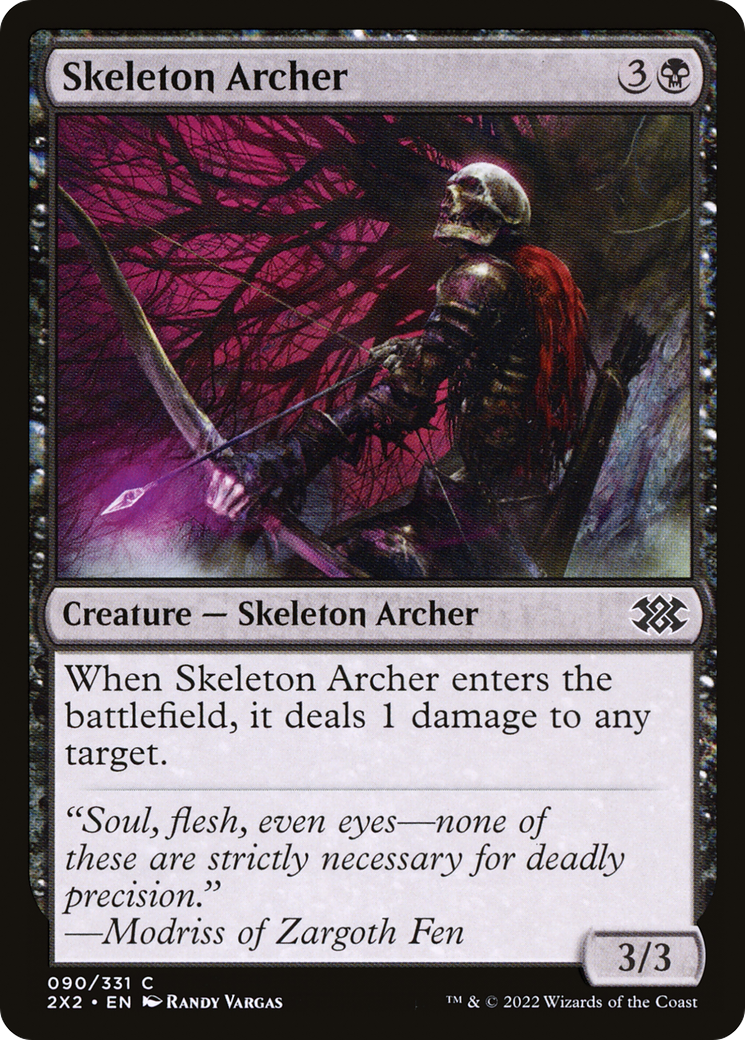 Skeleton Archer (090) Foil - Double Masters 2022