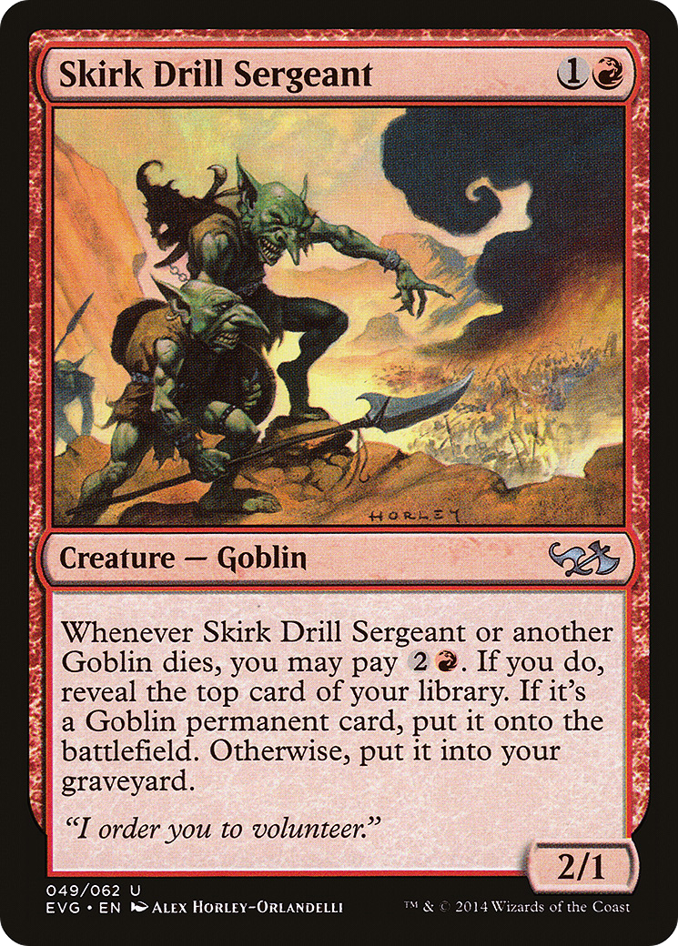 Skirk Drill Sergeant (049) - Duel Decks Anthology: Elves vs. Goblins
