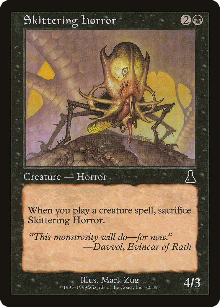 Skittering Horror (070) Foil - Urza's Destiny