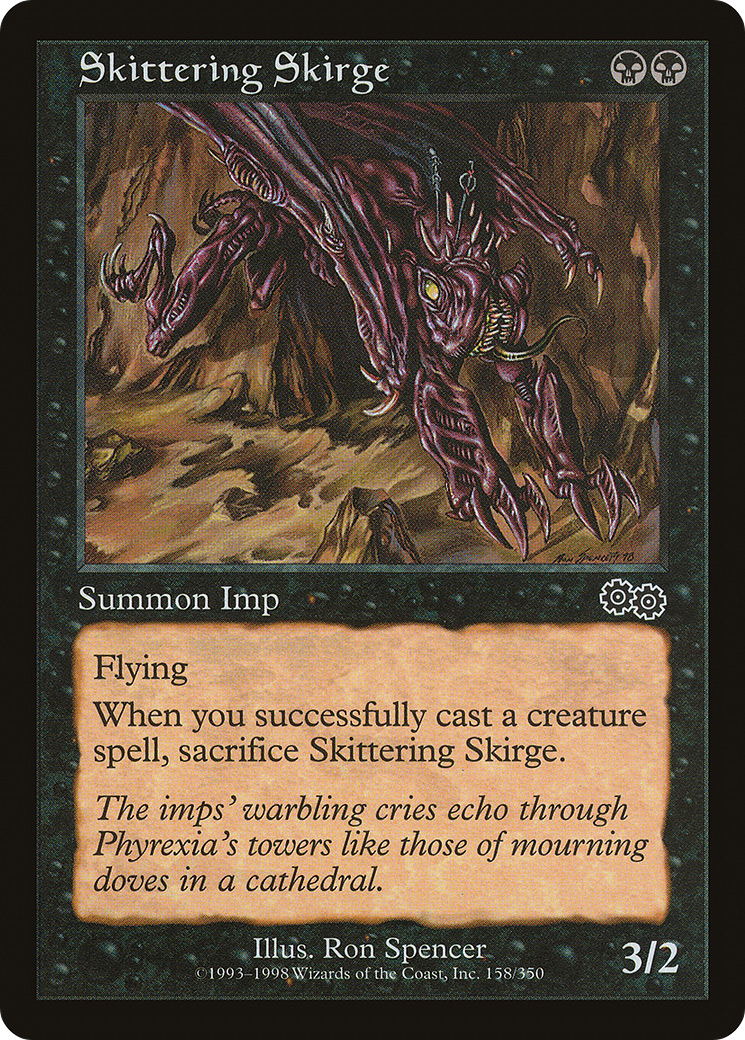 Skittering Skirge (158) - Urza's Saga