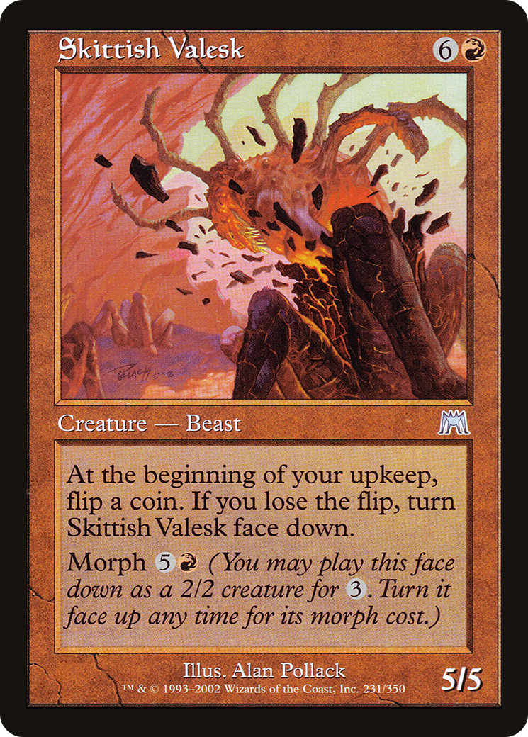 Skittish Valesk (231) Foil - Onslaught