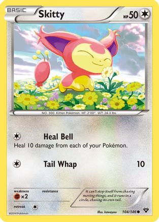 Skitty (104) Reverse Holofoil - XY Base Set