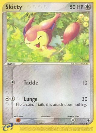 Skitty (71) Reverse Holofoil - Ruby and Sapphire