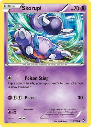 Skorupi (38) Reverse Holofoil - Furious Fists