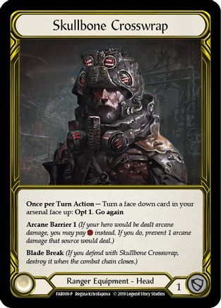 Skullbone Crosswrap (Golden) (FAB009) Cold Foil - Flesh and Blood: Promo Cards