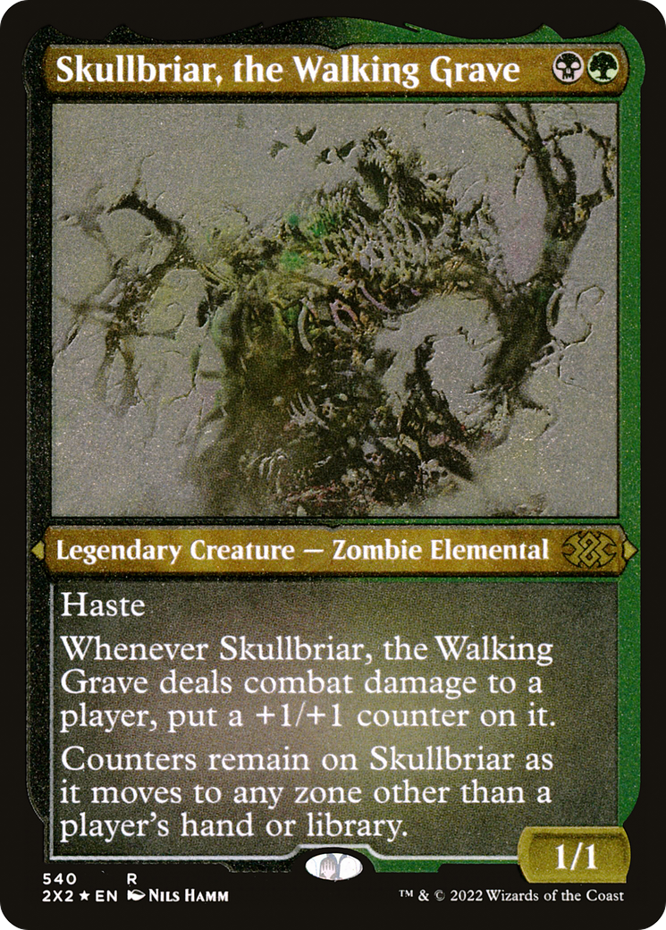 Skullbriar, the Walking Grave (540) Etched Foil - Double Masters 2022