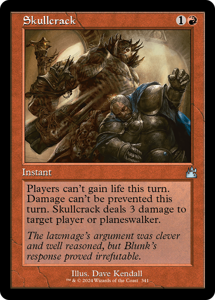Skullcrack (Retro) (341) Foil - Ravnica Remastered