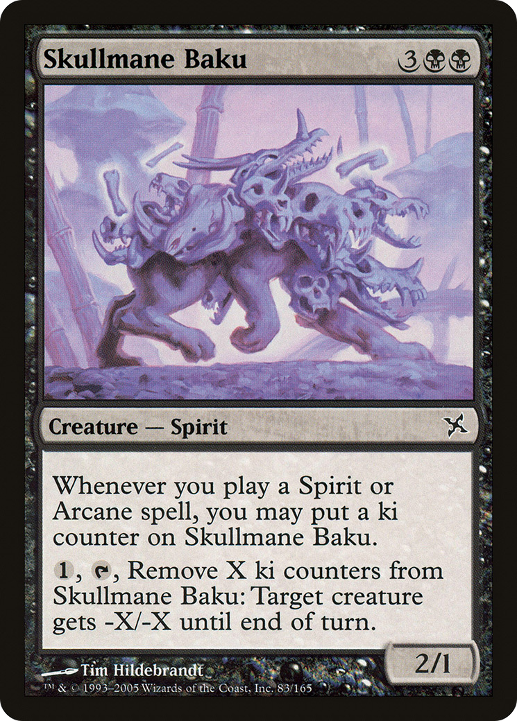 Skullmane Baku (083) - Betrayers of Kamigawa