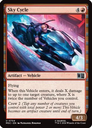 Sky Cycle (704) Foil - Commander: Marvel Super Heroes