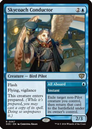 Skycoach Conductor // All Aboard (Promo Pack) (067) - Secrets of Strixhaven