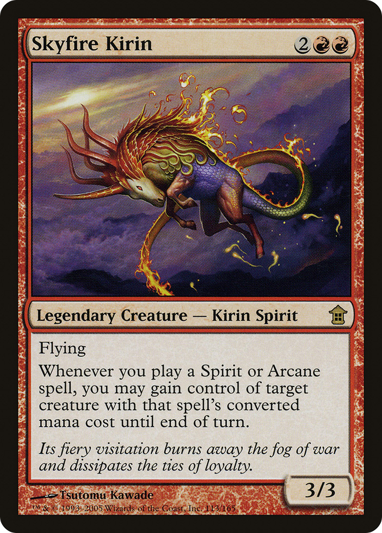 Skyfire Kirin (113) Foil - Saviors of Kamigawa