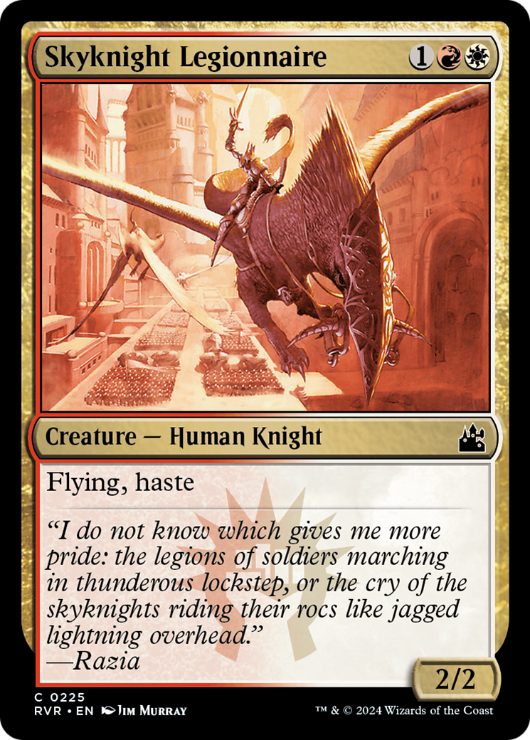 Skyknight Legionnaire (225) Foil - Ravnica Remastered