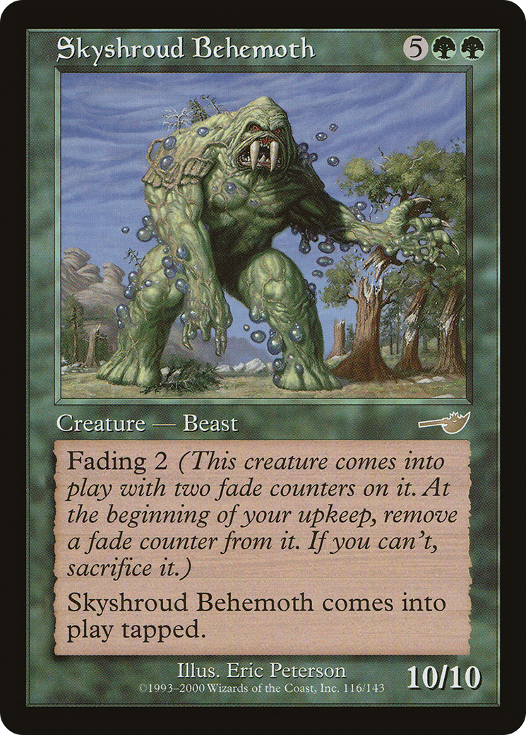 Skyshroud Behemoth (116) Foil - Nemesis