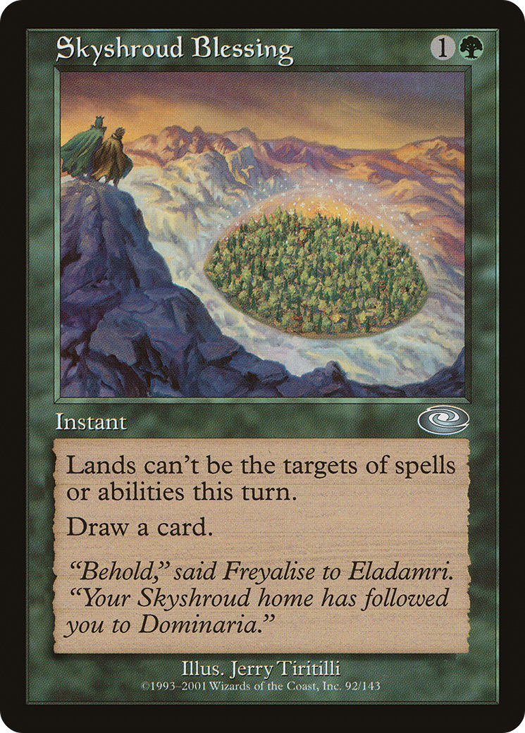 Skyshroud Blessing (092) - Planeshift