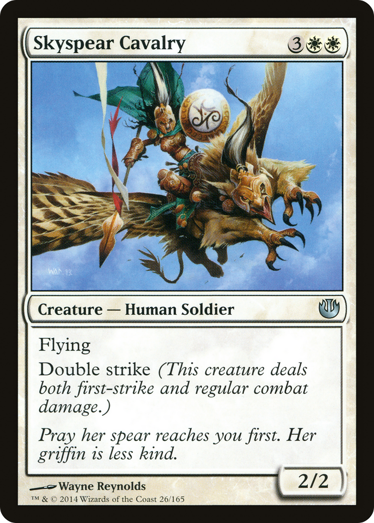 Skyspear Cavalry (026) Foil - Journey into Nyx