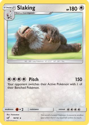 Slaking (18) Holofoil - Detective Pikachu