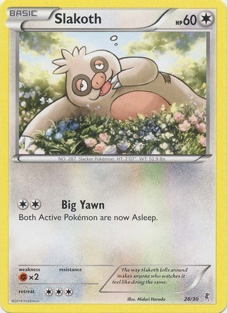 Slakoth (26) - Trainer Kit: Bisharp & Wigglytuff
