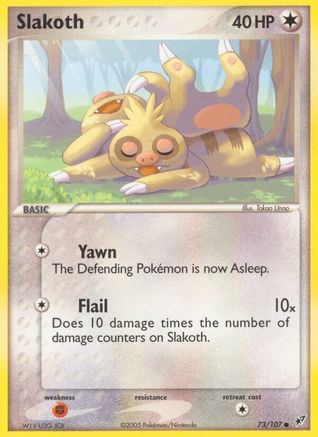 Slakoth (73) Reverse Holofoil - Deoxys