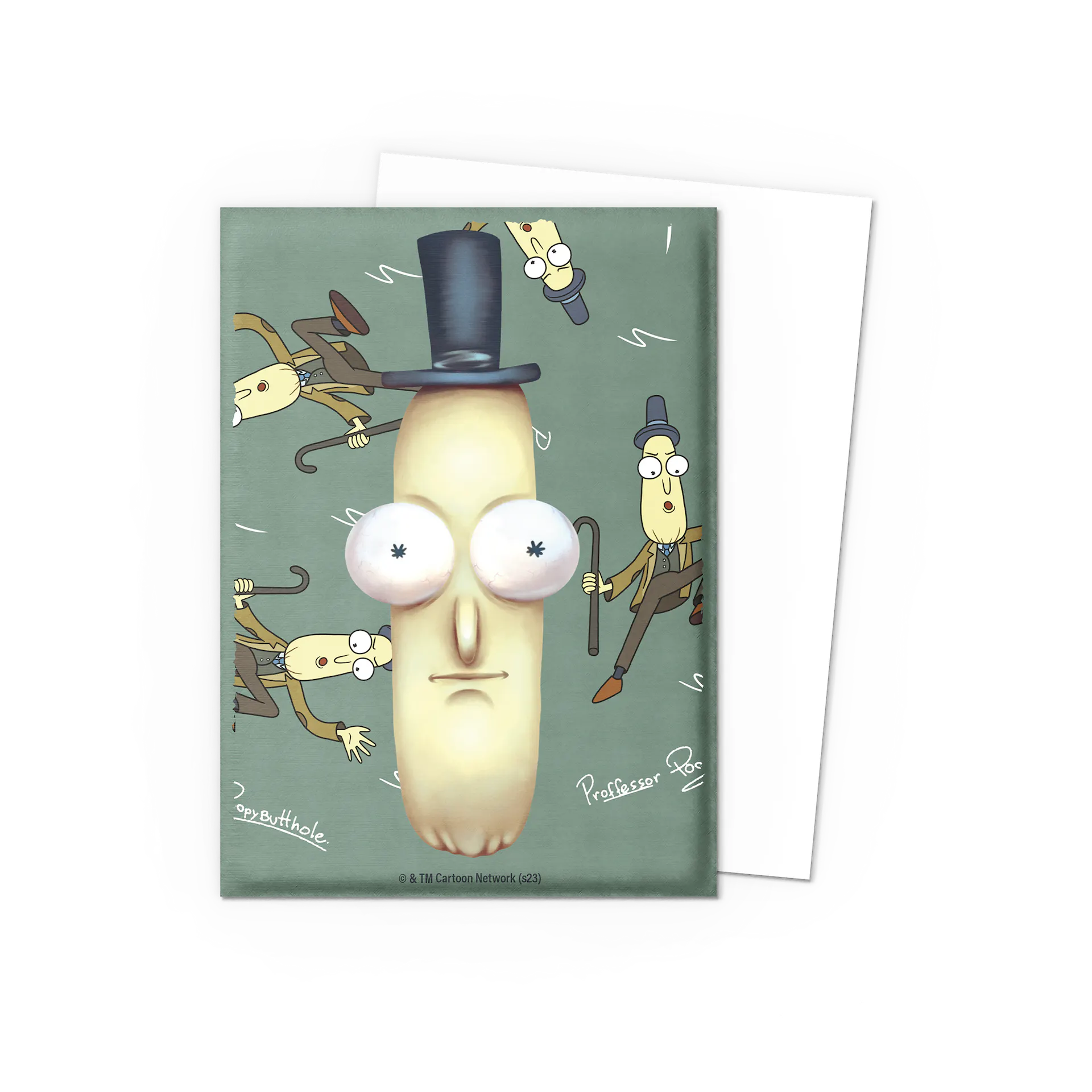 Dragon Shield Matte Brushed Art - Mr Poopy Butthole | Silver Goblin