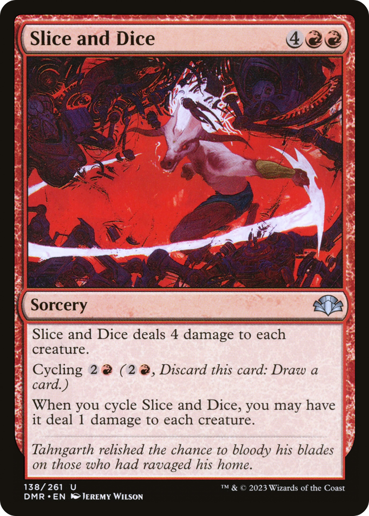 Slice and Dice (138) - Dominaria Remastered Foil