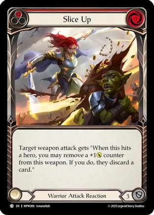 Slice Up (Red) (MPW089) - Mastery Pack Warrior