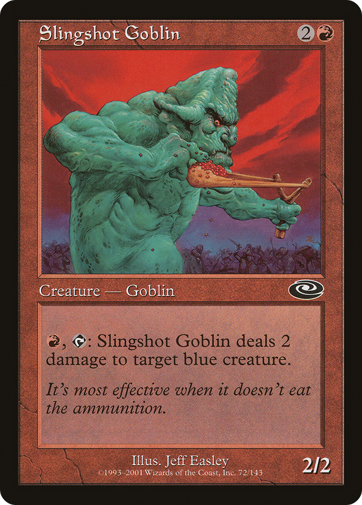 Slingshot Goblin (072) Foil - Planeshift