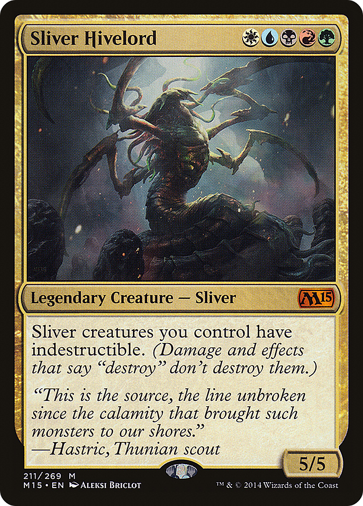 Sliver Hivelord (211) Foil - Magic 2015