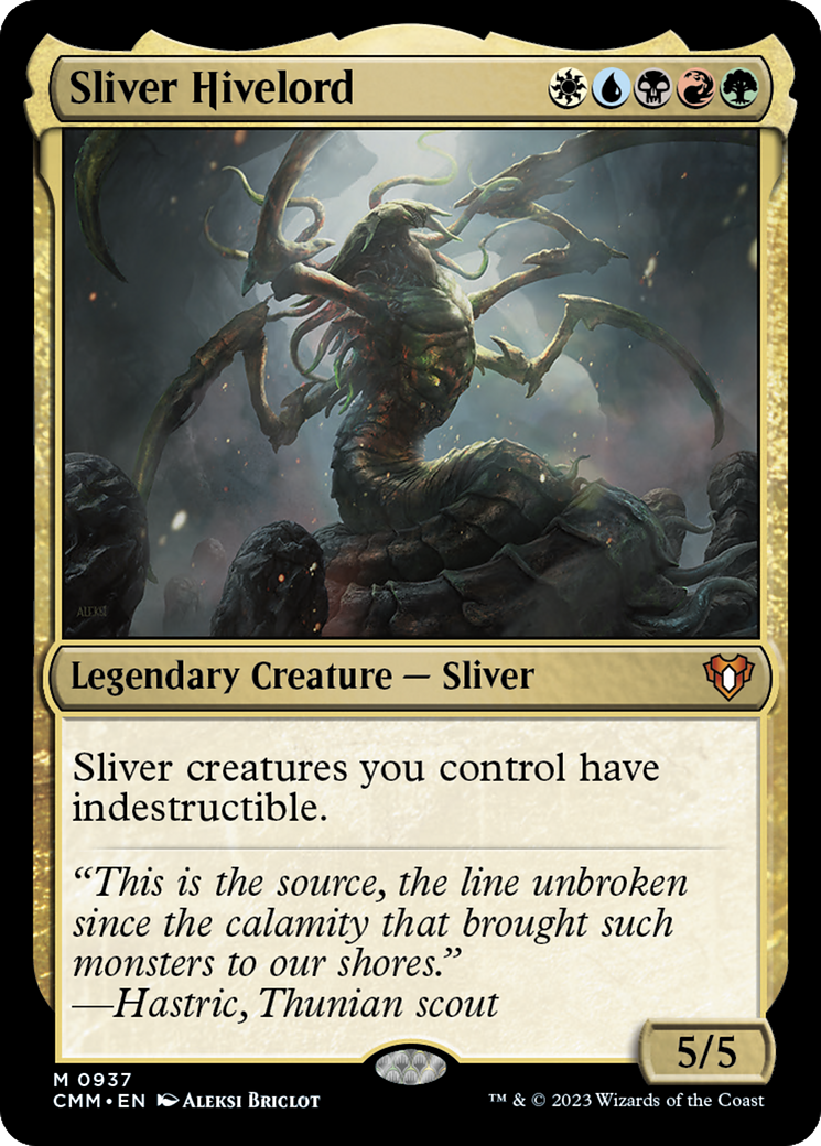 Sliver Hivelord (937) - Commander Masters