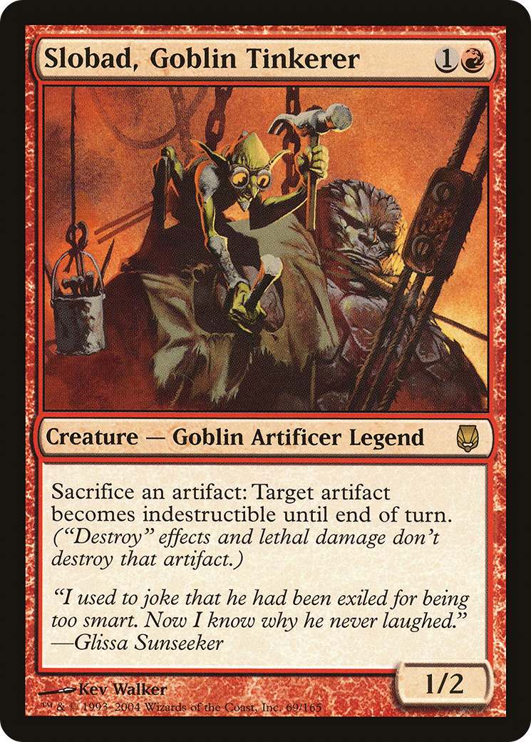 Slobad, Goblin Tinkerer (069) Foil - Darksteel