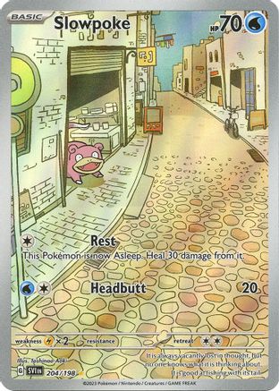 Slowpoke (204) Holofoil - Scarlet & Violet