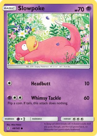 Slowpoke (48) Reverse Holofoil - Guardians Rising