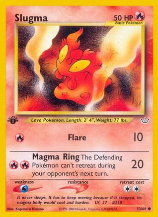 Slugma (53) (1st Edition) - Neo Revelation